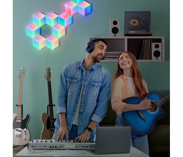 GOVEE Panele LED H6066 Glide Hexa Pro RGBIC - 1366262 - zdjęcie 3